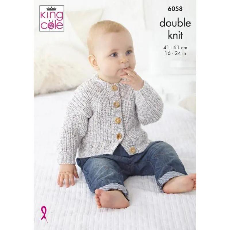 King Cole Cardigans & Sweater Knitted in Cloud Nine DK